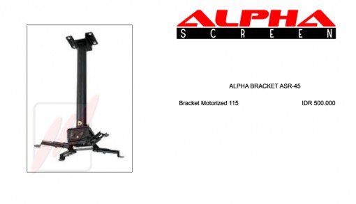 Alpha Bracket Projector ASR-45 1